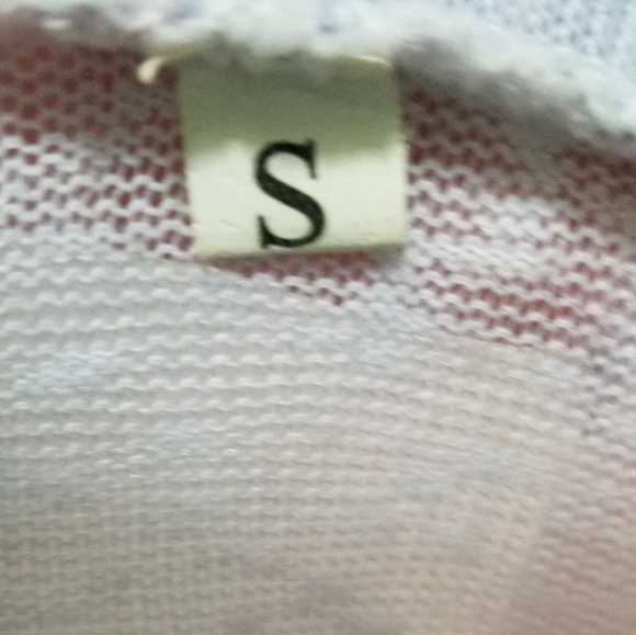 Grey white and pink light wieght cardigan - Picture 3 of 3